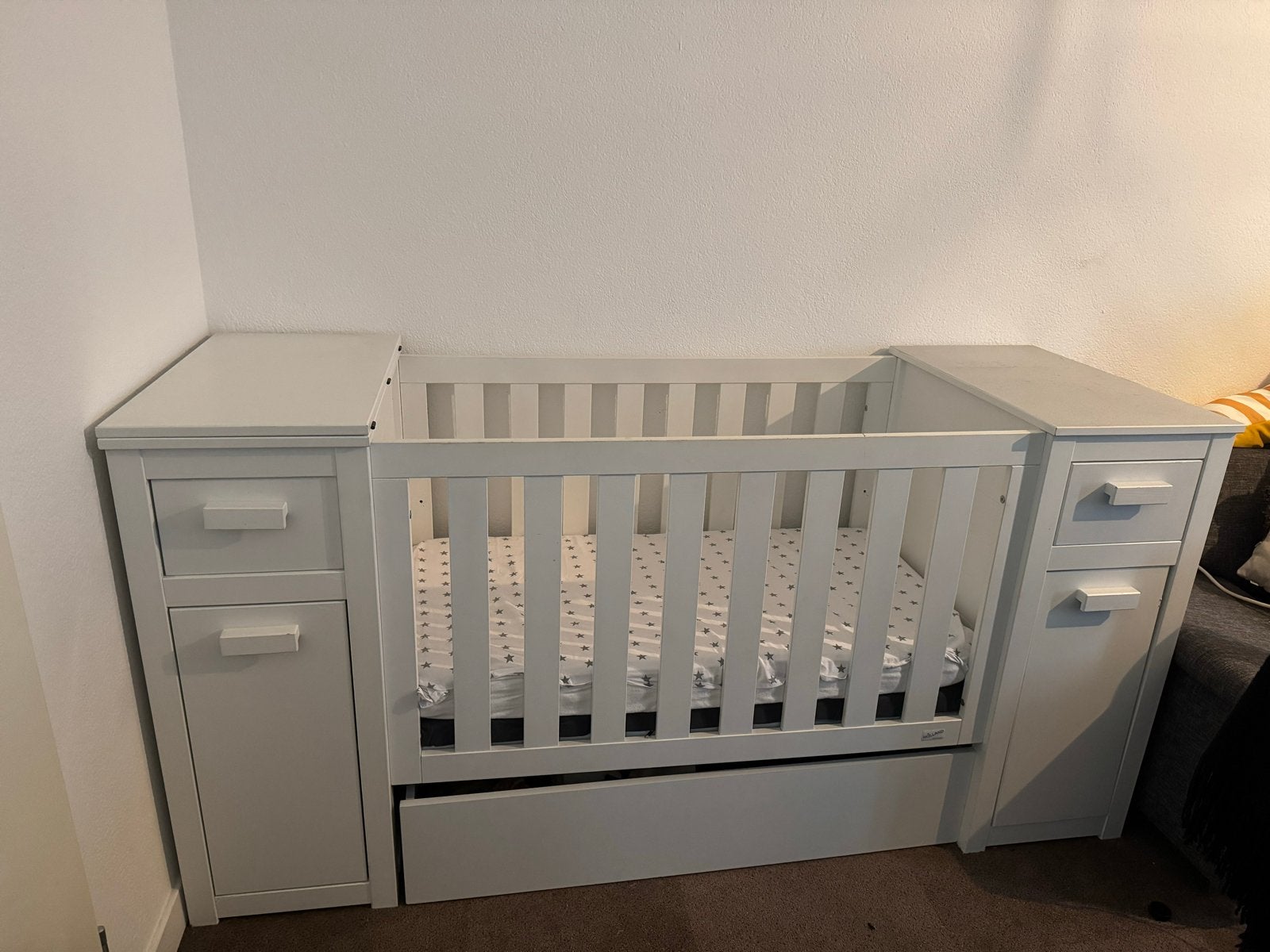 3-in-1 Combi ledikant/commode 60x120, Ophalen, Gebruikt, Ledikant