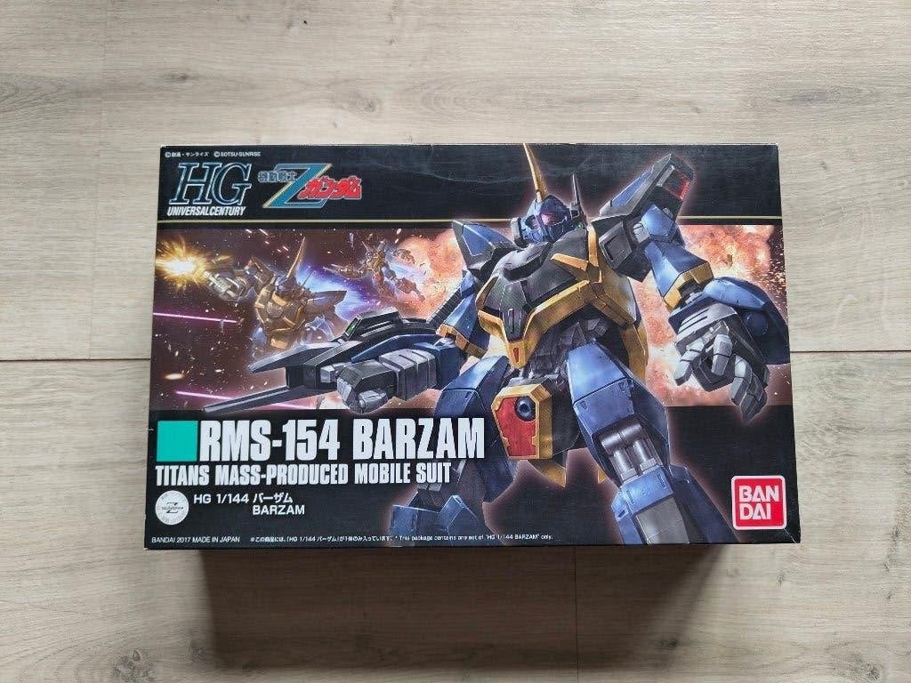 Bandai HGUC 1/144 RMS-154 Barzam, Ophalen of Verzenden, Zo goed als nieuw, 1:50 of kleiner, Figuur of Figuren