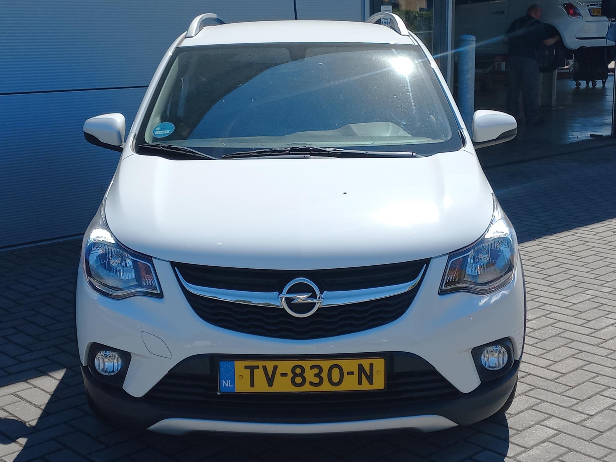 Opel KARL 1.0 75pk Rocks Online Edition | Airconditioning |, Auto's, Voorwielaandrijving, 839 kg, Stof, Gebruikt