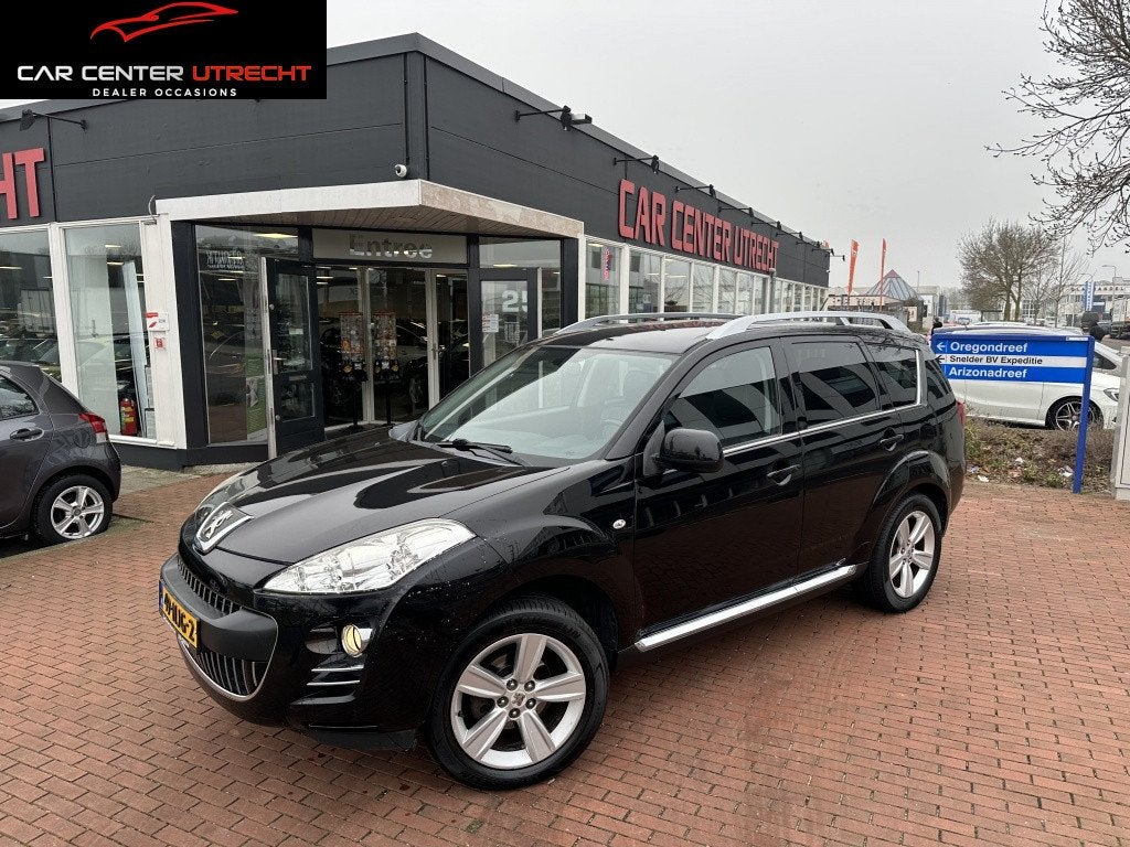 Peugeot 4007 2.2 HDiF Platinum | 7p | trekhaak | airco |, Auto's, Peugeot, Euro 5, Gebruikt, Zwart, 7 stoelen