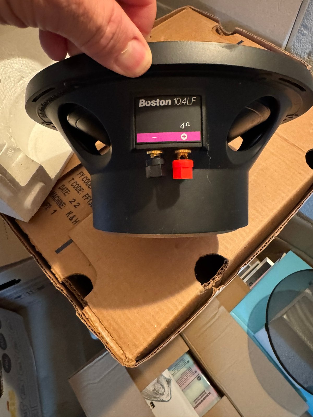 Boston accoustics subwoofer, Ophalen of Verzenden, Zo goed als nieuw