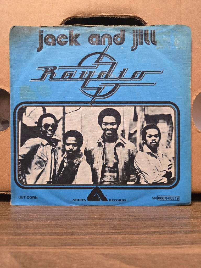 Raydio - Jack and Jill, Cd's en Dvd's, Vinyl Singles, Zo goed als nieuw, Pop, Beschermende buitenhoes, Fotohoes, 7 inch, Ophalen of Verzenden
