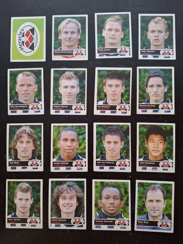 Complete set stickers Heracles Almelo 2005/06, Ophalen of Verzenden, Zo goed als nieuw, Overige binnenlandse clubs, Poster, Plaatje of Sticker
