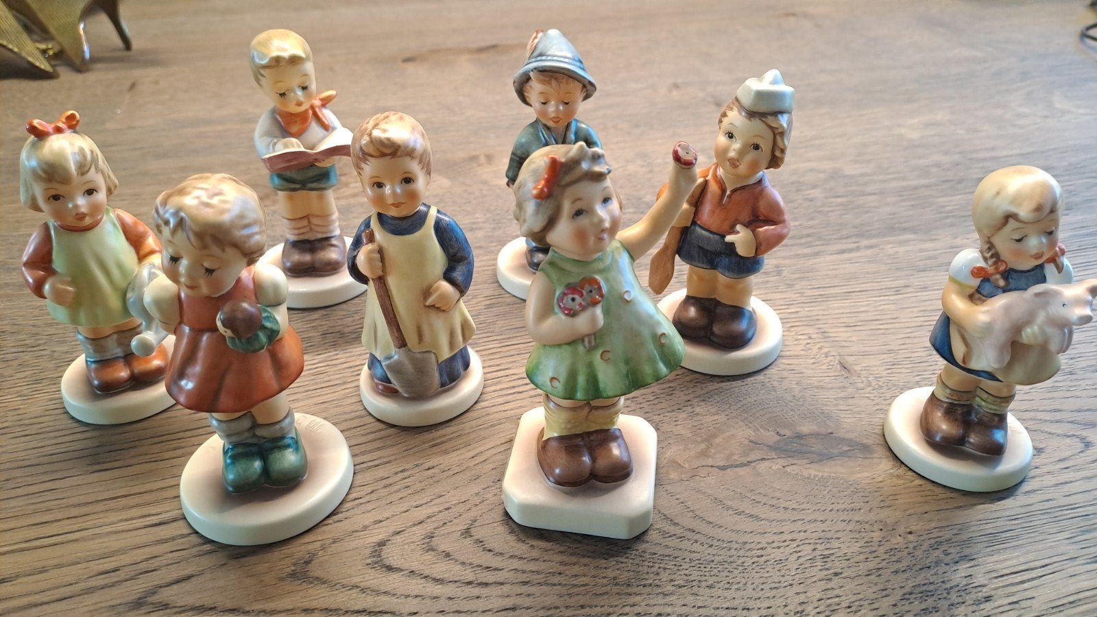 Prachtige set van 8 Hummel Goebel beeldjes - Vintage, Ophalen, Nieuw