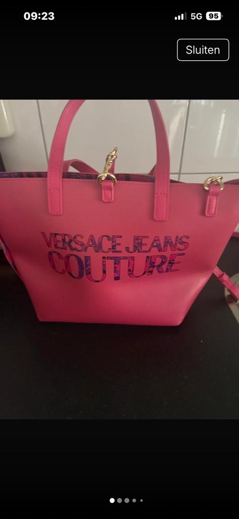 Tas van versace, Sieraden, Tassen en Uiterlijk, Tassen | Damestassen, Ophalen of Verzenden, Zo goed als nieuw, Zwart