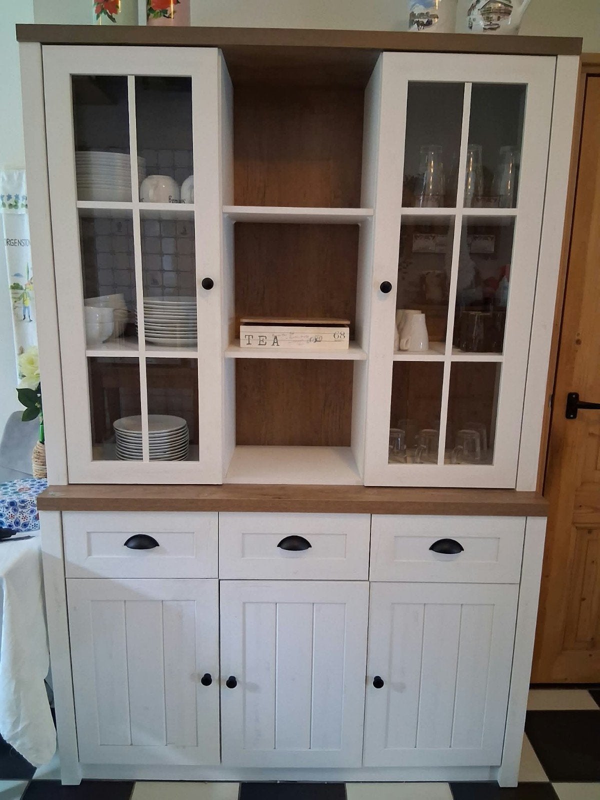 buffetkast keukenkast kast, Huis en Inrichting, Ophalen, 100 tot 150 cm, 200 cm of meer, Zo goed als nieuw