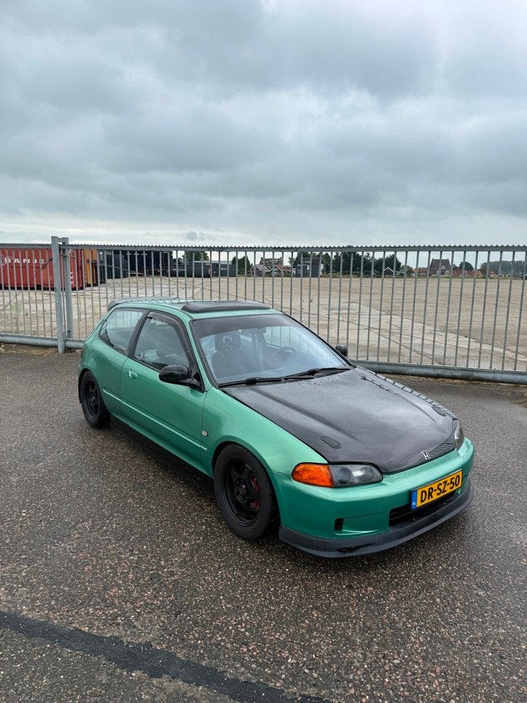 Honda Civic K20 eg, Auto's, Honda, Bedrijf, Te koop, Civic, Metallic lak, Open dak, Benzine, Hatchback, Handgeschakeld, Origineel Nederlands