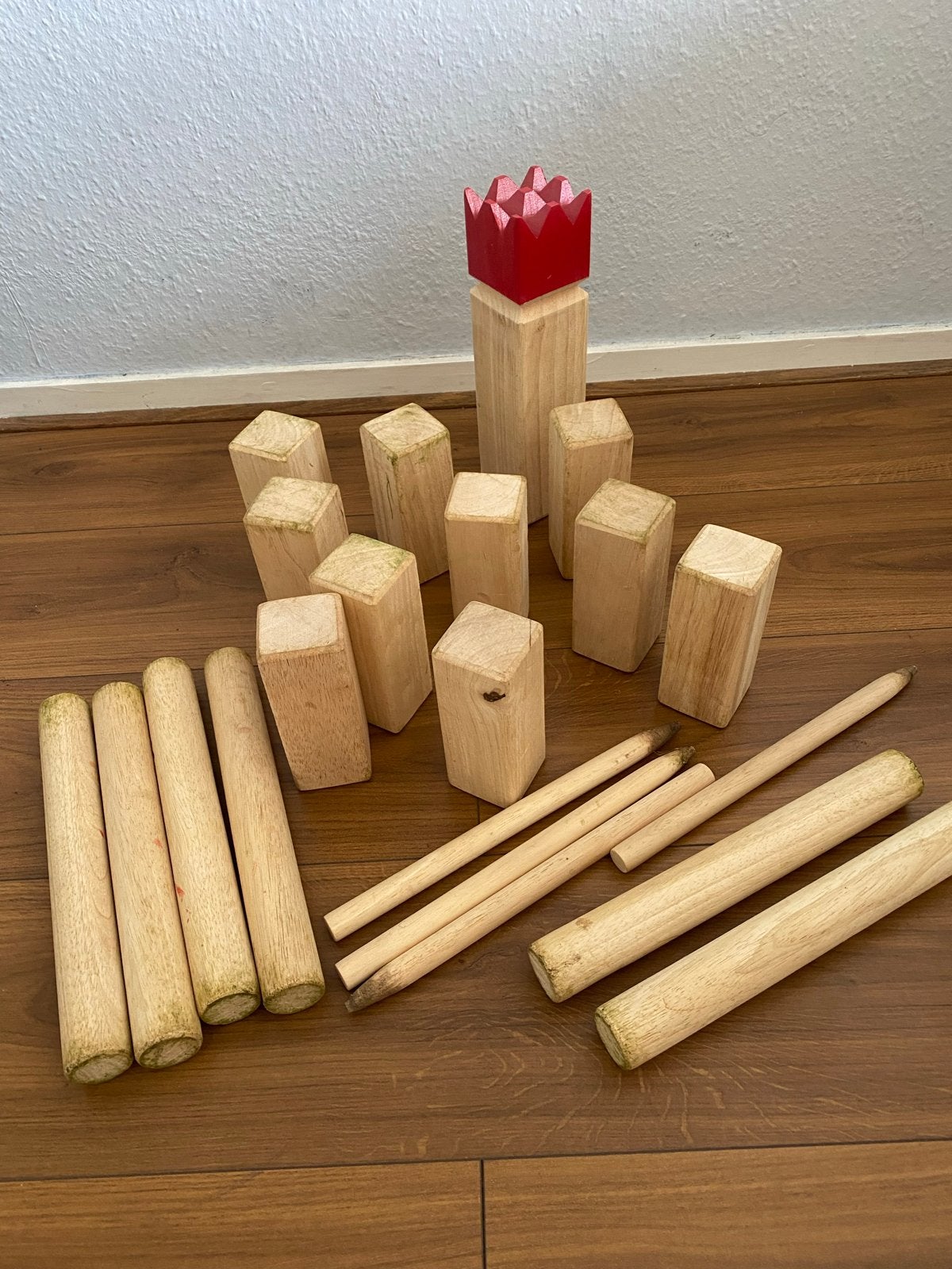 Kubb spel - Houten buitenspel, Ophalen, Gebruikt