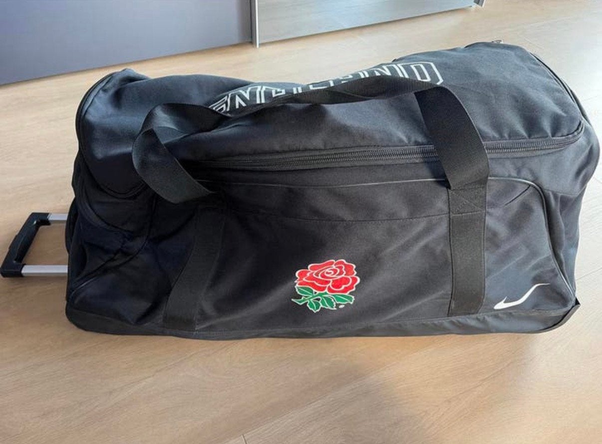 Mooie reistas van Nike England, Sieraden, Tassen en Uiterlijk, Ophalen, Uitschuifbare handgreep, 30 cm of meer, Zwart
