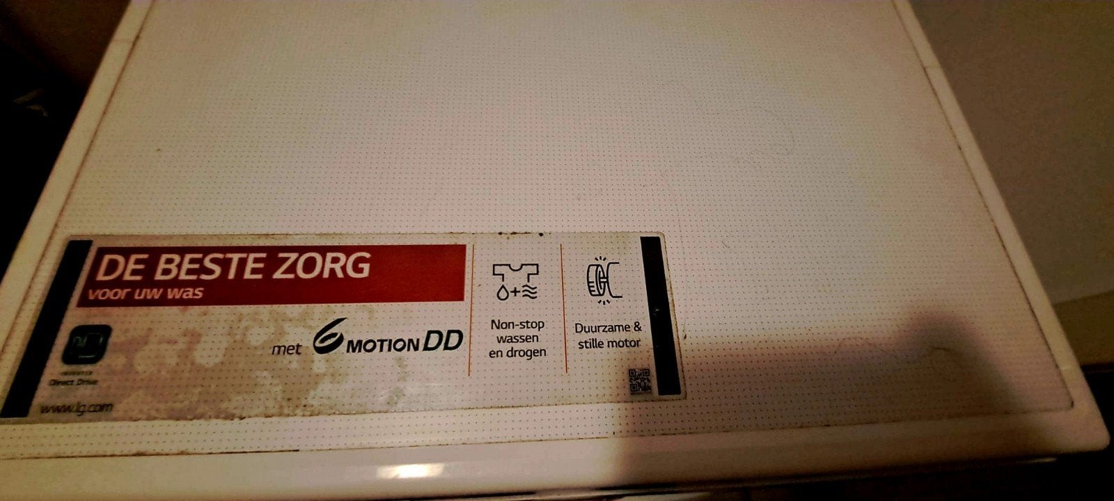 LG Direct Drive 8/5kg 2-in-1 Wasmachine/Droger, 8 tot 10 kg, Ophalen, Gebruikt, 85 tot 90 cm