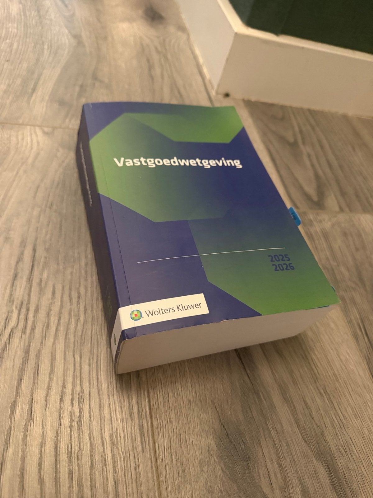 Vastgoedwetgeving 2025-2026 Wolters Kluwer, Ophalen of Verzenden, Gamma, Zo goed als nieuw, HBO