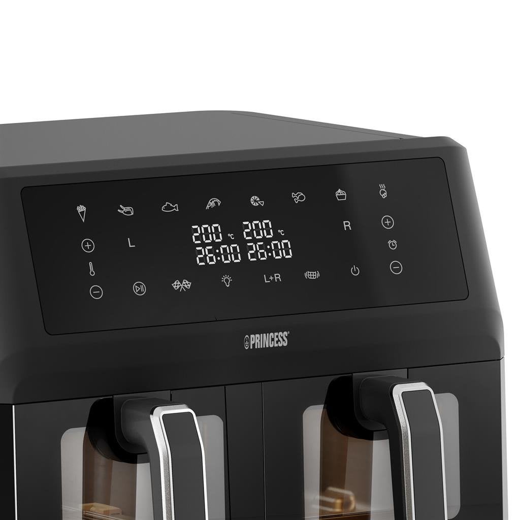 Princess Dual Basket Airfryer - Dubbele Manden, Ophalen, Nieuw, Airfryer XXL, 1500 gram of meer