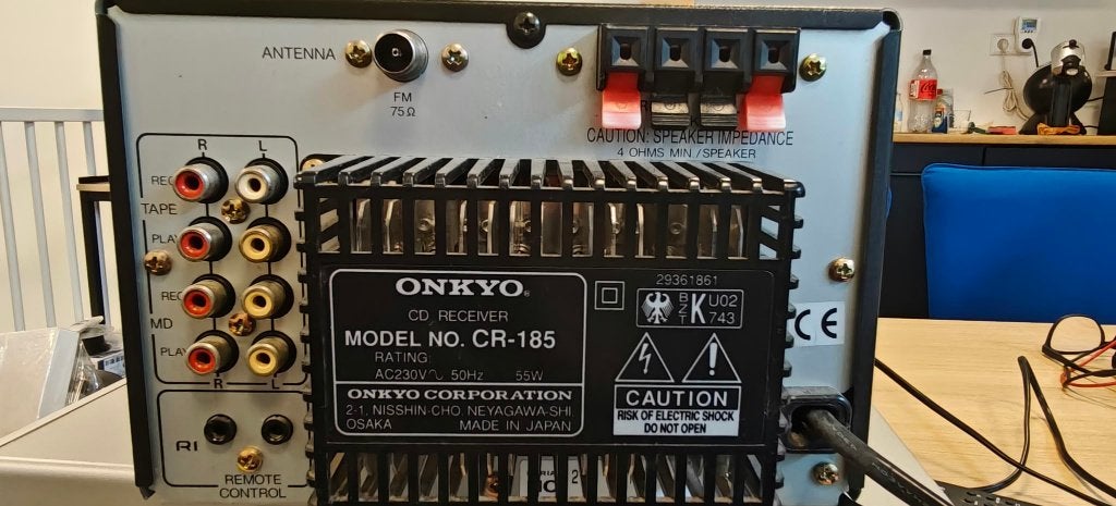ONKYO CD RECEIVER CR-185, Gebruikt, Ophalen of Verzenden, Onkyo, Minder dan 60 watt