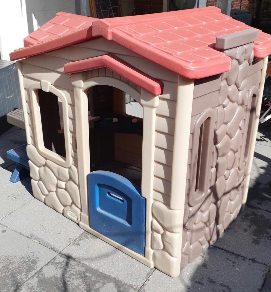 Little Tikes speelhuis, Smoby glijbaan & Mini bike loopfiets, Ophalen, Gebruikt, Kunststof