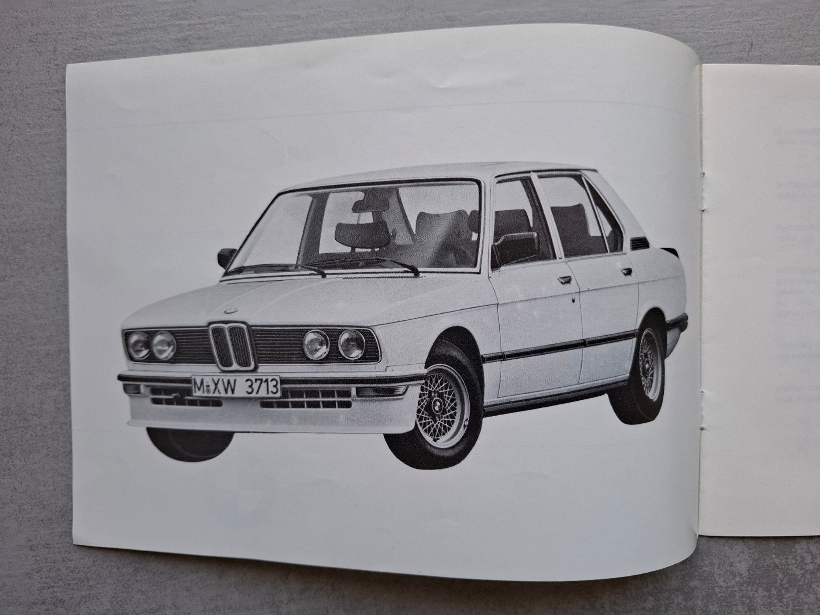 BMW M 535i 'Einlegeblatt' handleiding - 1980, Ophalen of Verzenden