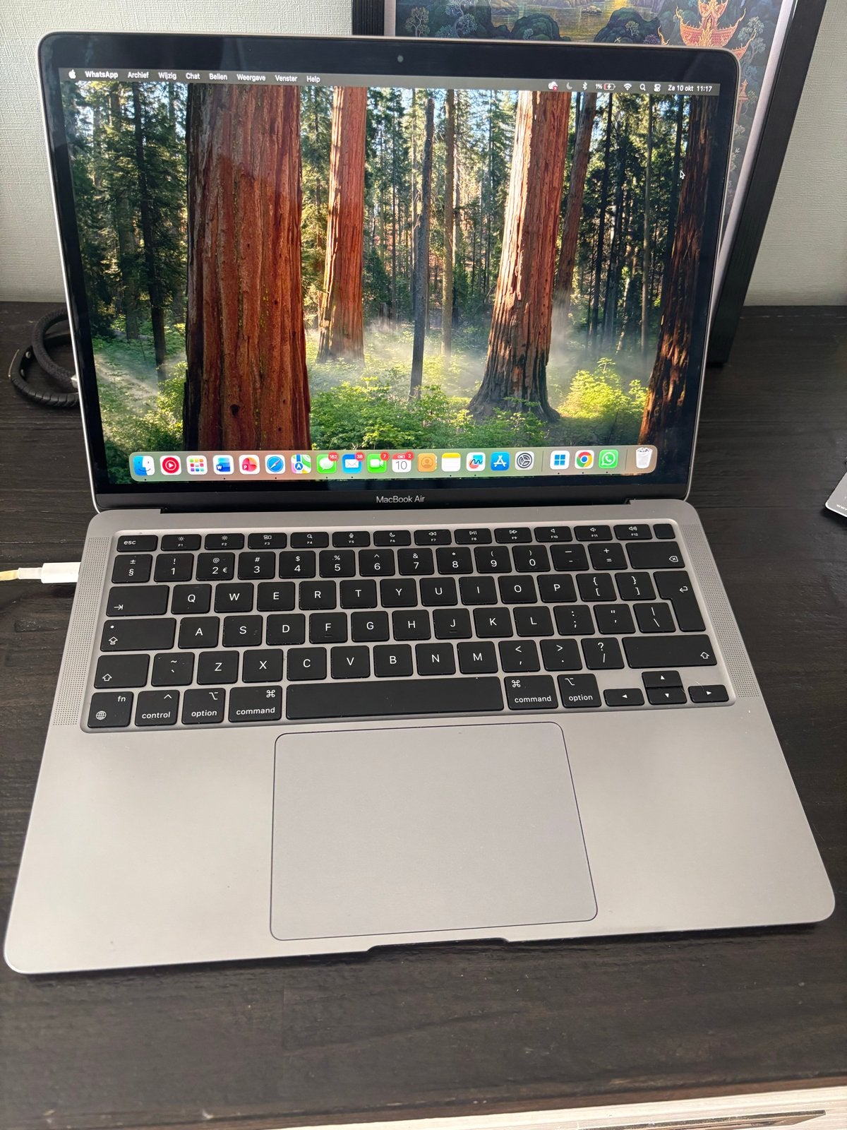 MacBook Air 13" 2020 M1 256GB, Computers en Software, Ophalen, 256 GB, 13 inch, Zo goed als nieuw