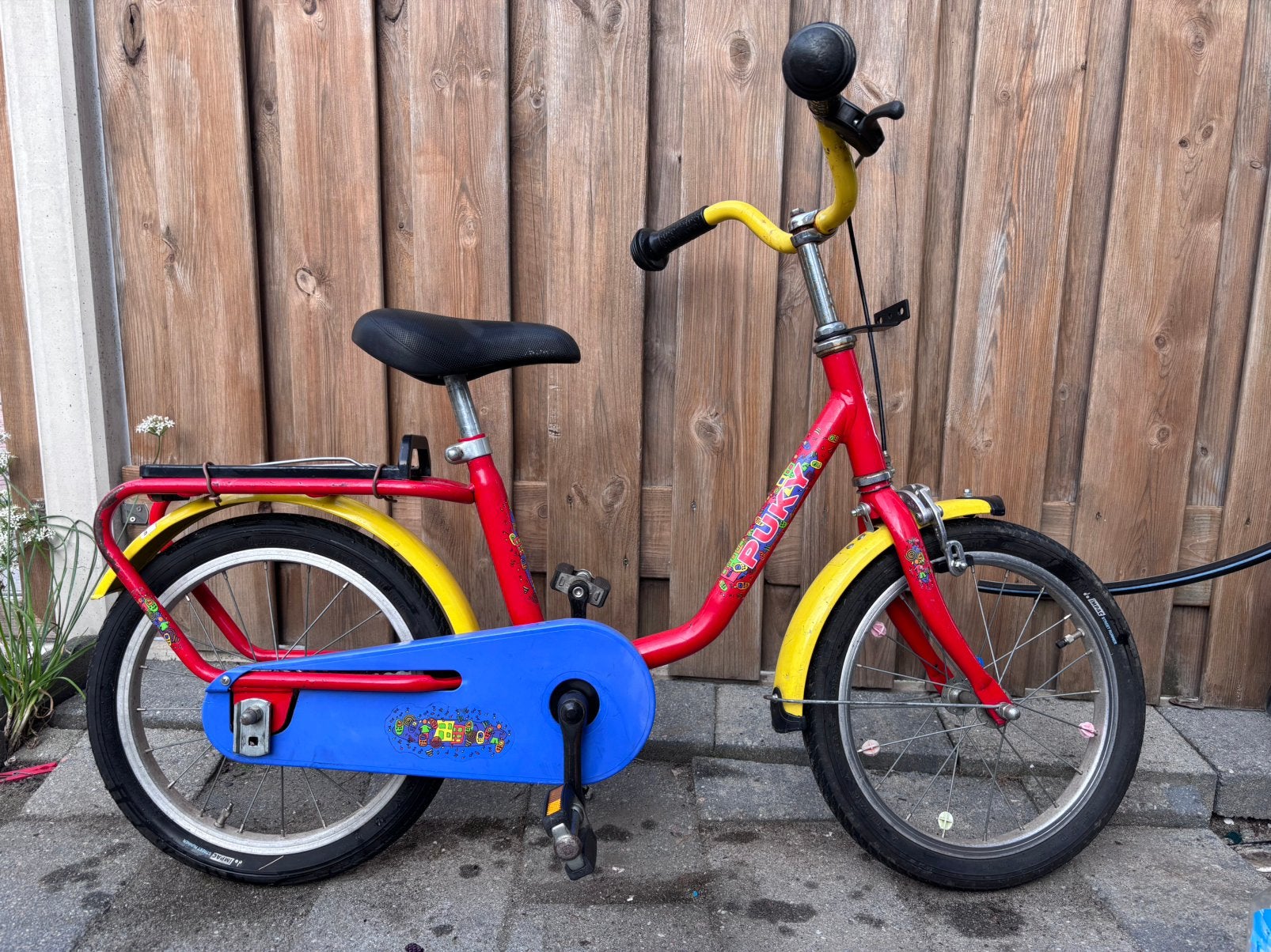 Puky kinder fietsje 14 inc of 16 inc, Ophalen, Gebruikt, Terugtraprem, Minder dan 16 inch