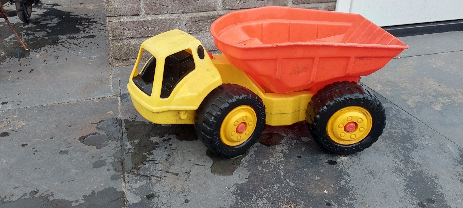 speelgoed kiep auto, Ophalen, Gebruikt