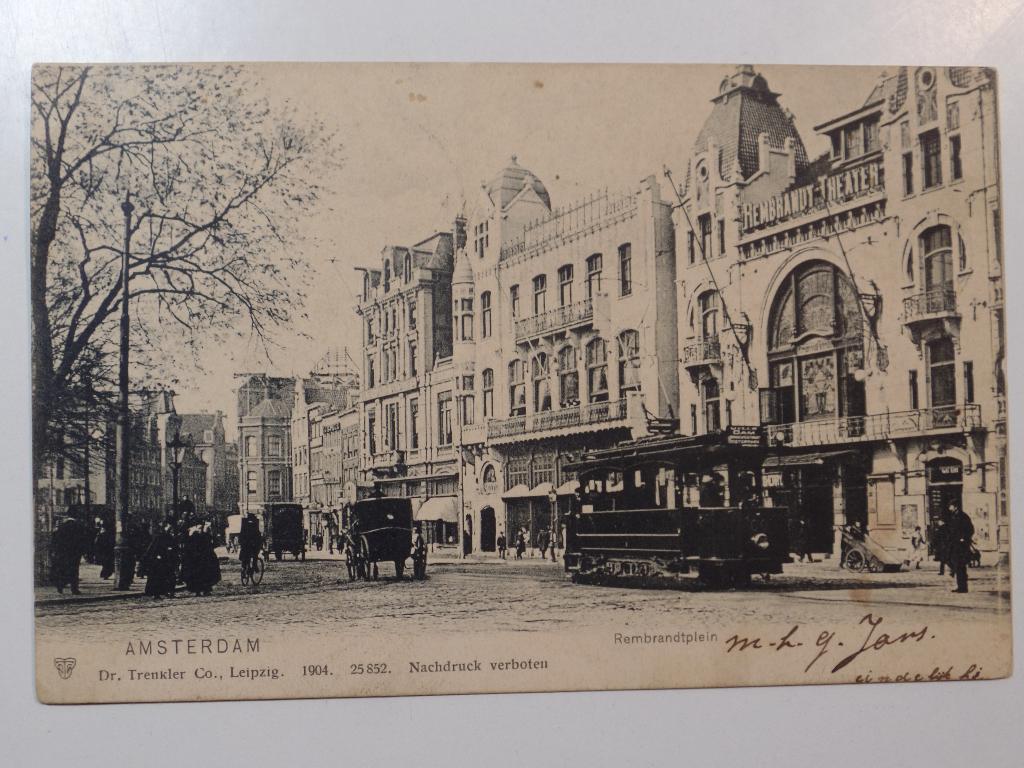 Amsterdam 805 tram, Verzenden, Voor 1920, Gelopen, Noord-Holland
