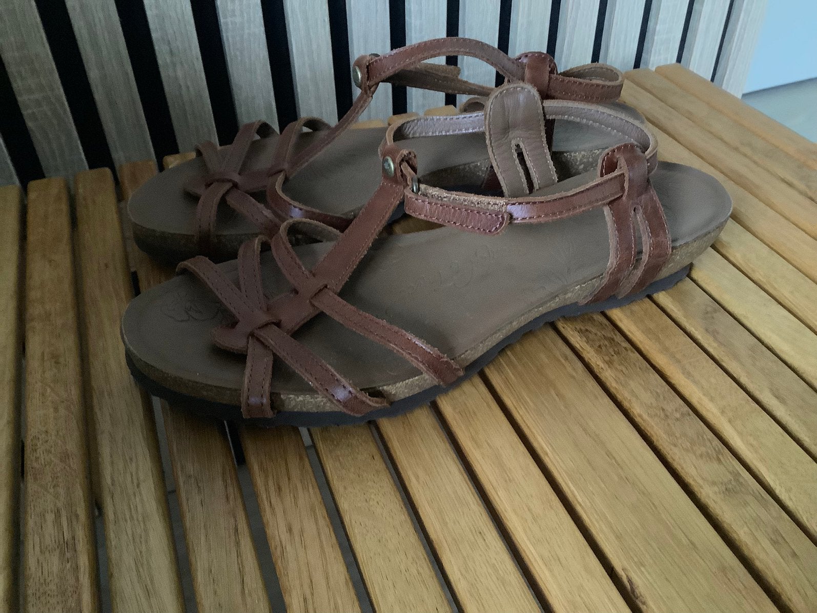 Panama Jack sandalen maat 41, Bruin, Zo goed als nieuw, Sandalen of Muiltjes, Ophalen of Verzenden