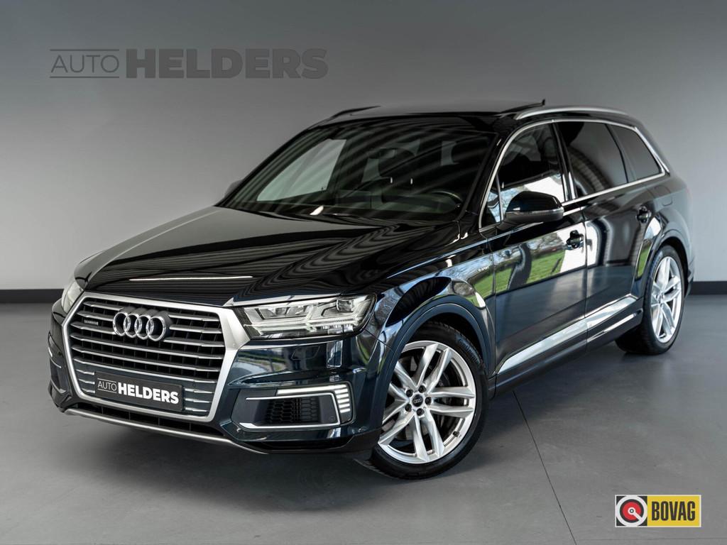 Audi Q7 3.0 TDI e-tron quattro Sport S-line Pano 21", Automaat, Gebruikt, Blauw, 2420 kg