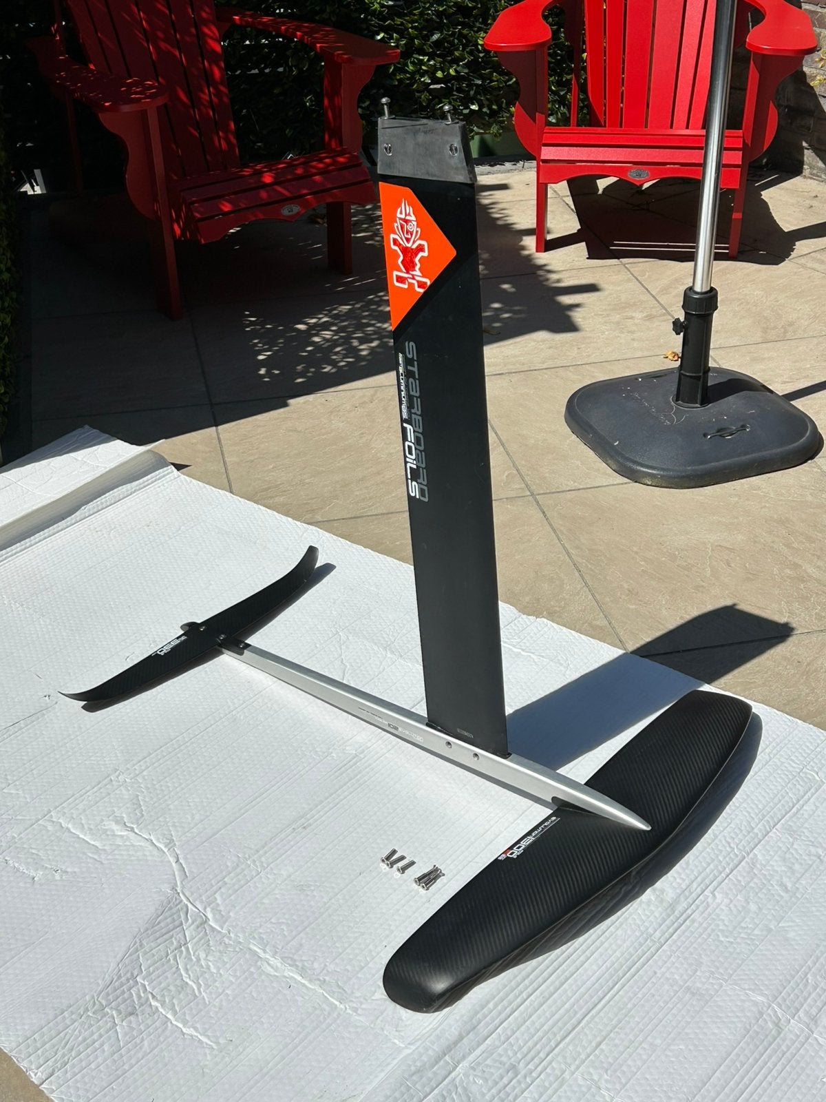 2022 Starboard Superflyer EVO windfoil, Ophalen, Gebruikt, Starboard, Geschikt voor foilen