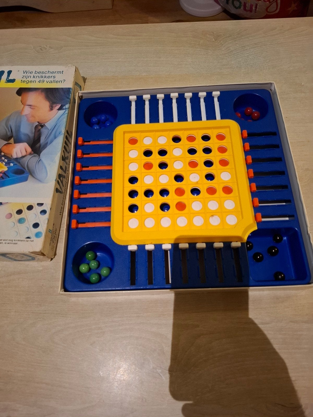 Valkuil Bordspel - Vintage MB Spel, Een of twee spelers, Onbekend, Ophalen of Verzenden, Onbekend