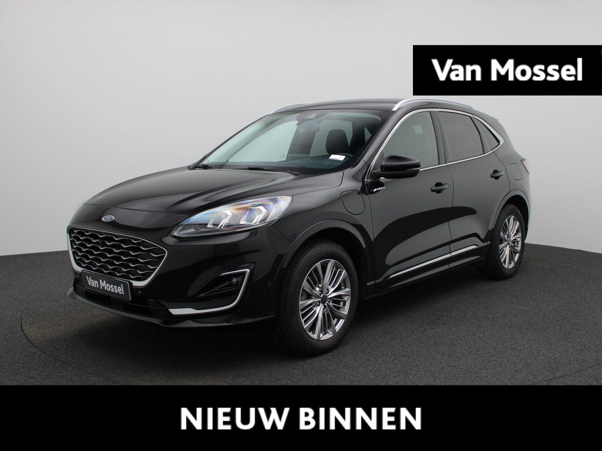 Ford Kuga 2.5 PHEV Vignale | Apple Carplay/Android Auto | Pa, Auto's, 12 maanden, Gebruikt, 4 cilinders, Zwart