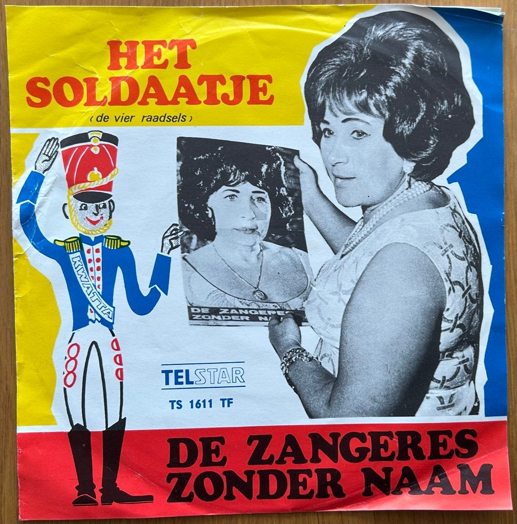 Piraten Single Zangeres Zonder Naam (Telstar)., Verzenden, Gebruikt, 7 inch, Nederlandstalig