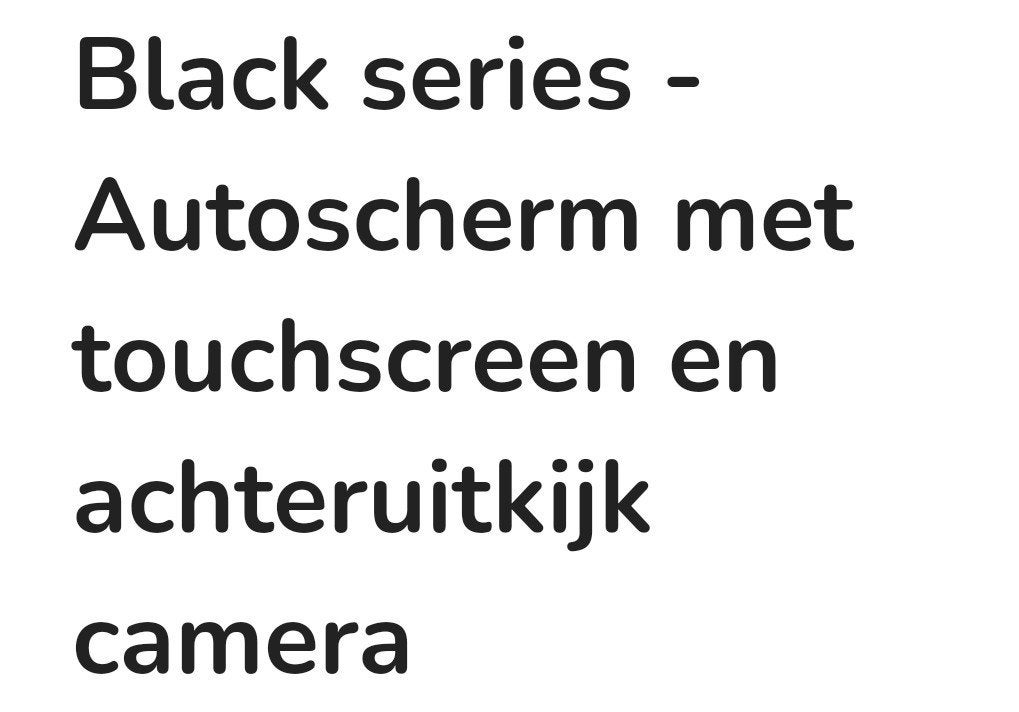 75 euro nieuw Carplay screen the black serie, Auto diversen, Autonavigatie, Ophalen of Verzenden, Nieuw