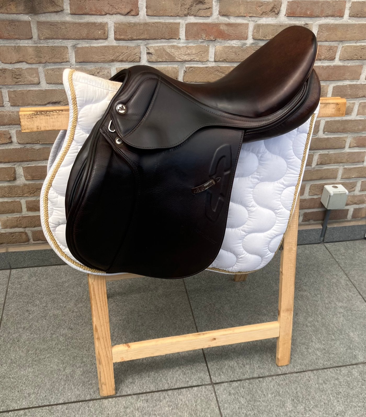 Springzadel Prestige Michel Robert 17 inch, Ophalen of Verzenden, Zo goed als nieuw, Springen