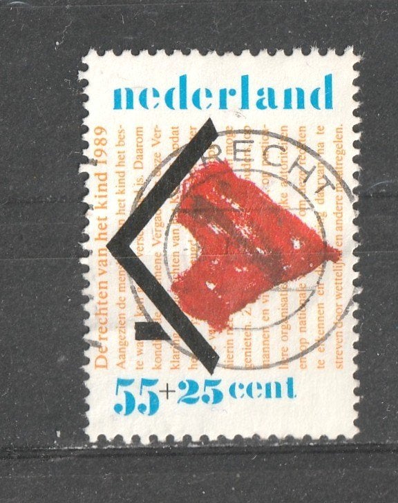 nvph 1435 Kinderzegel 1989, Postzegels en Munten, Verzenden, Na 1940, Gestempeld