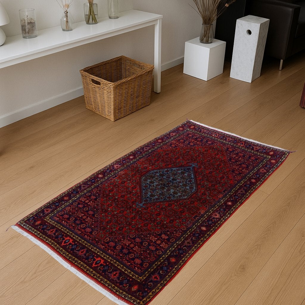 Perzisch tapijt - Bidjar - 215 x 134 cm - Handgeknoopt, Gebruikt, 100 tot 150 cm, -, -