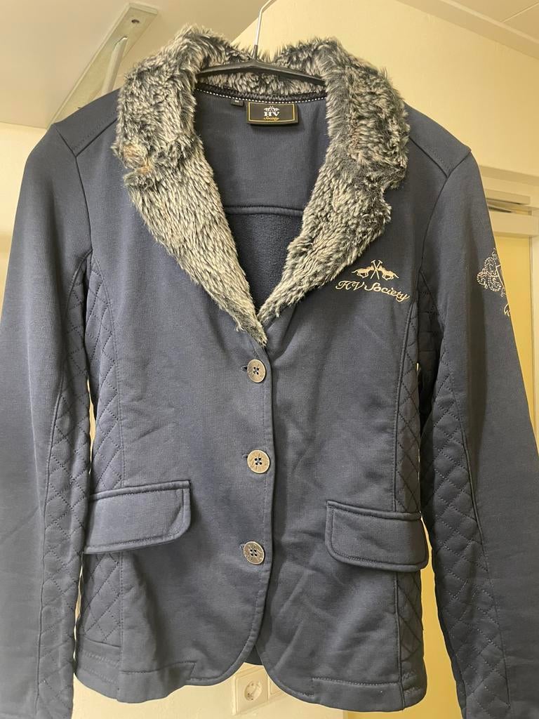 Hv society paardrijkleding vest maat m in goede staat!, Maat 38/40 (M), Blauw, Ophalen of Verzenden, Zo goed als nieuw