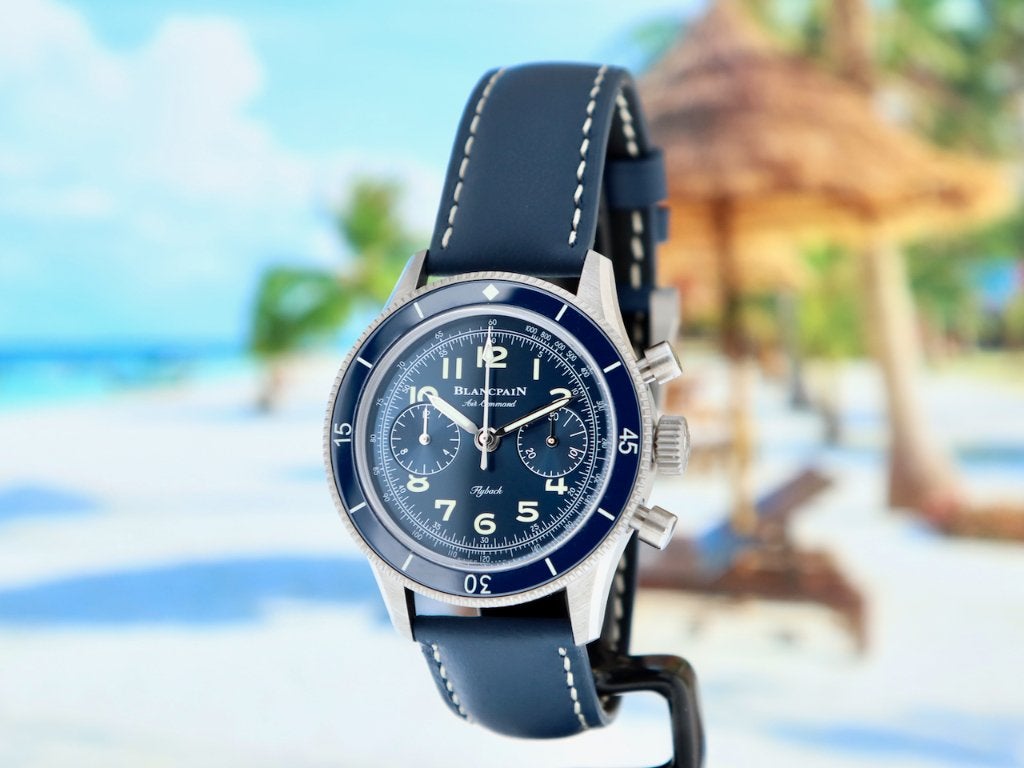 Blancpain Villeret Air Command Flyback 36,2mm ONGEDRAGEN, Sieraden, Tassen en Uiterlijk, Horloges | Heren, Overige merken, Overige materialen