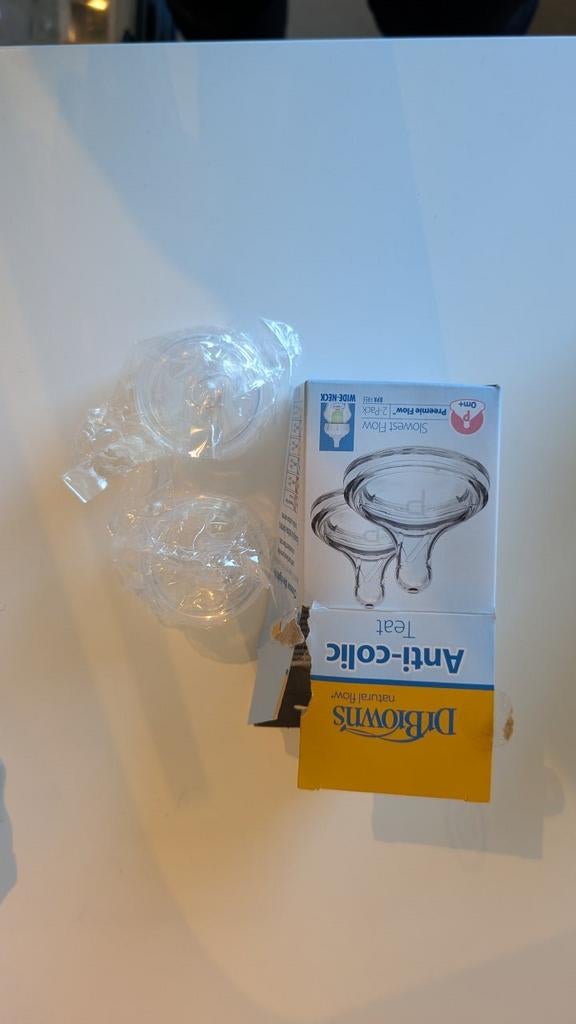 Dr. Brown's Anti-Colic Speen Preemie Flow 0m+ Wide-Neck, Ophalen