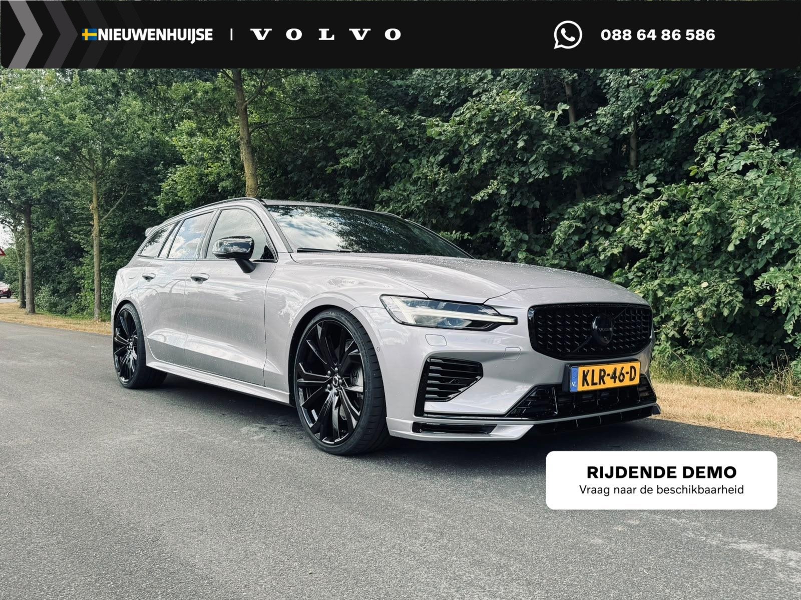 Volvo V60 2.0 T6 Plug-in hybrid AWD Ultra Dark | 21 Inch Vel, Automaat, 12 maanden, Stof, Euro 6