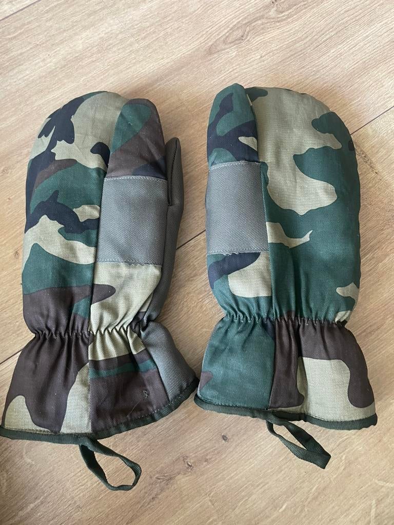 Dikke gevoerde wanten M leger, Ophalen of Verzenden, Landmacht, Nederland