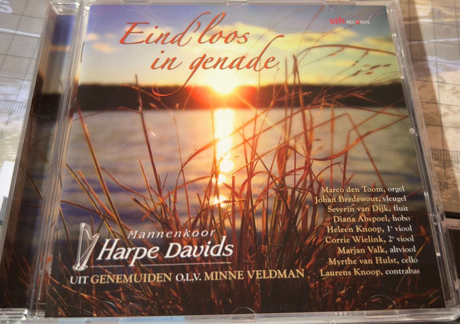 CD Mannenkoor Harpe Davids - Eind'loos in genade, Cd's en Dvd's, Gebruikt, Overige componisten, Modernisme tot heden, Ophalen of Verzenden
