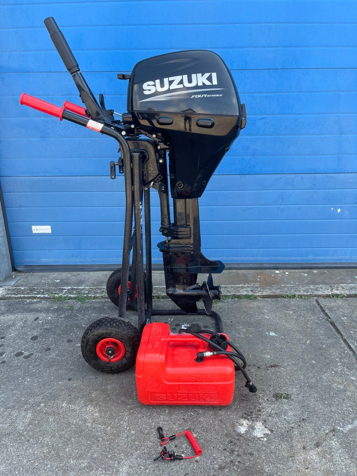 Suzuki 8 pk 4 takt buitenboordmotor, Watersport en Boten, Buiten- en Binnenboordmotoren, Ophalen, 5 tot 10 pk, Viertaktmotor, Zo goed als nieuw