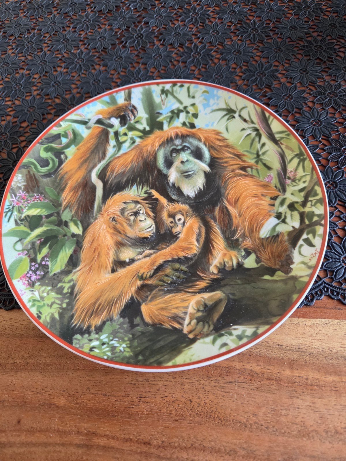 WWF Heinrich Wandbord "Orang-Oetan" - Limited Edition, Ophalen