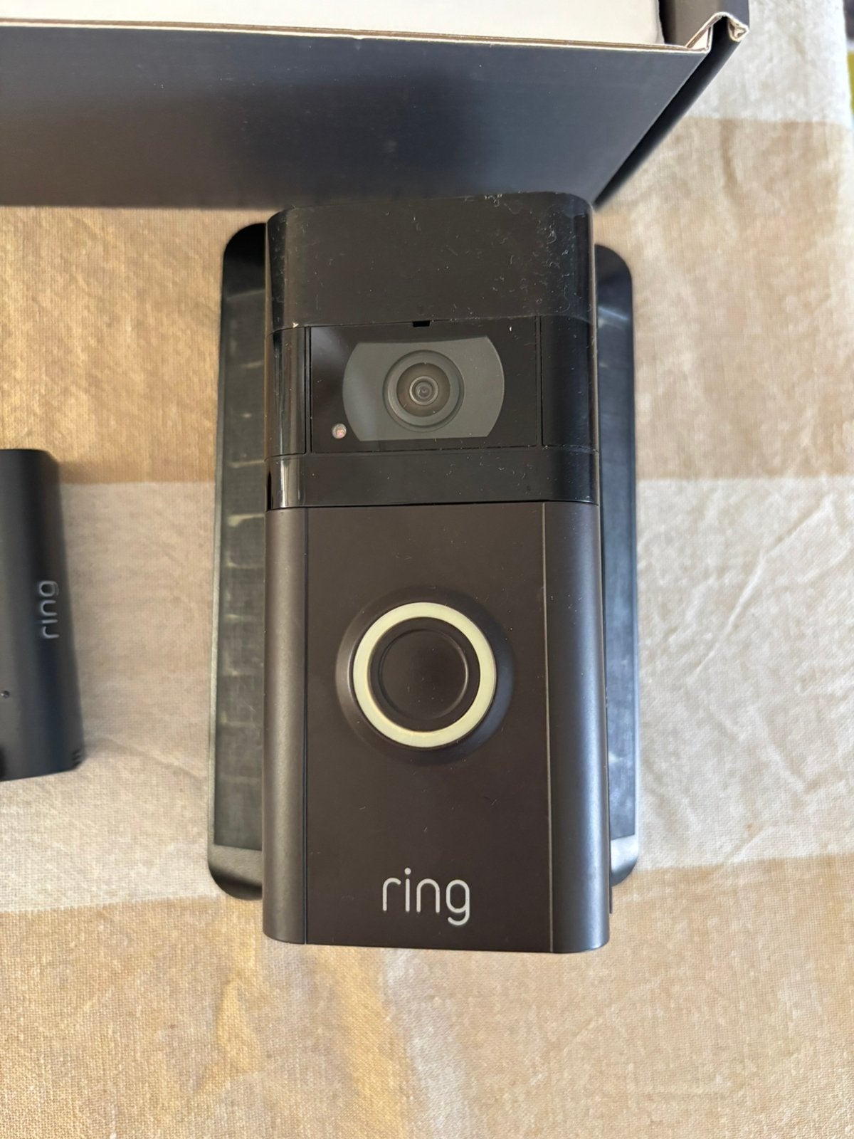 Ring videodeurbel 3 en spotlight cam zgan., Ophalen of Verzenden, Bewegingsdetectiesensor, Zo goed als nieuw, Draadloos