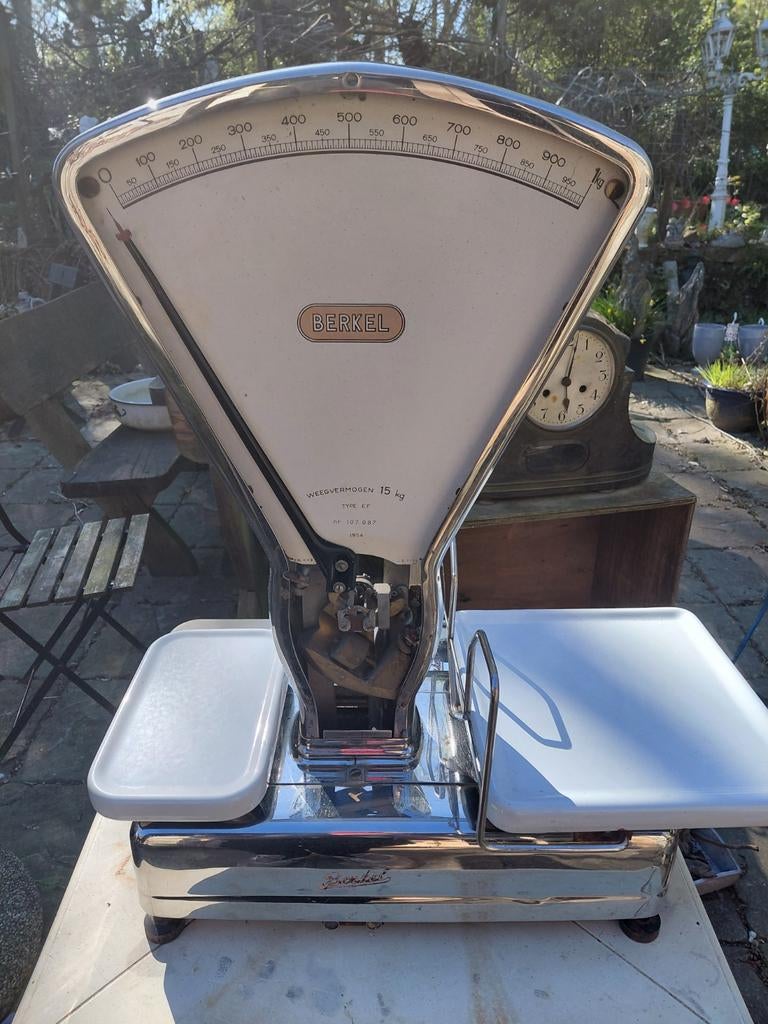 Antieke Berkel Weegschaal - Type EF 15 kg (1954), Ophalen of Verzenden
