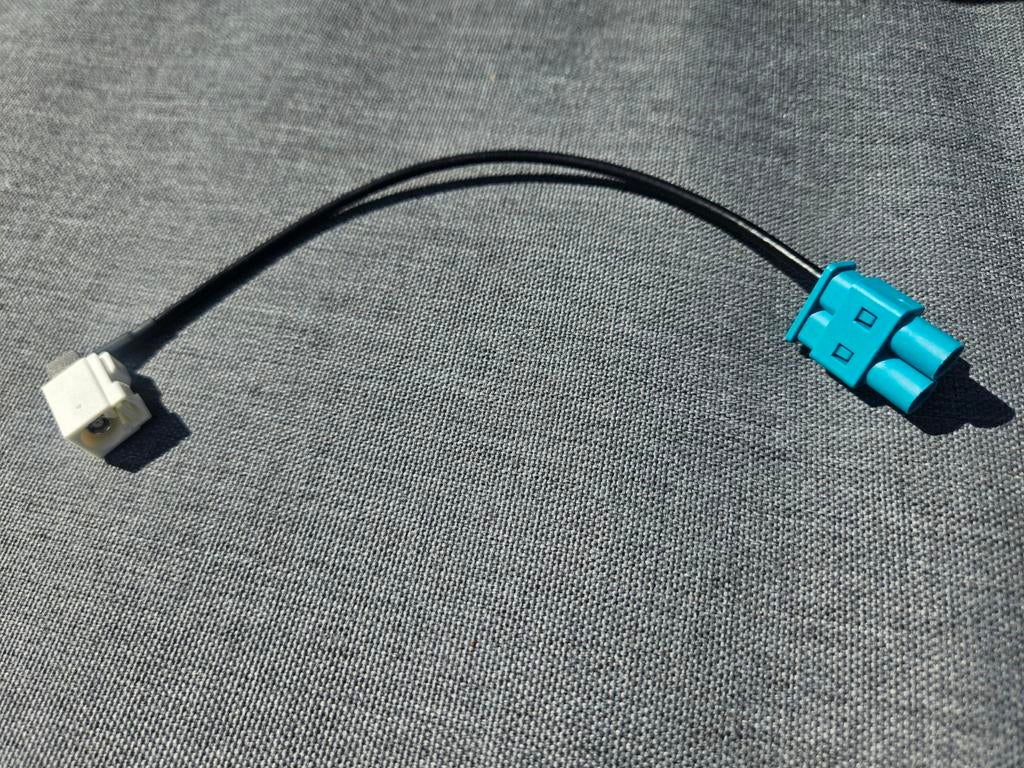 VW Antenne Adapter FAKRA enkel naar dubbel RCD330 RCD360, Ophalen of Verzenden, Nieuw, Seat