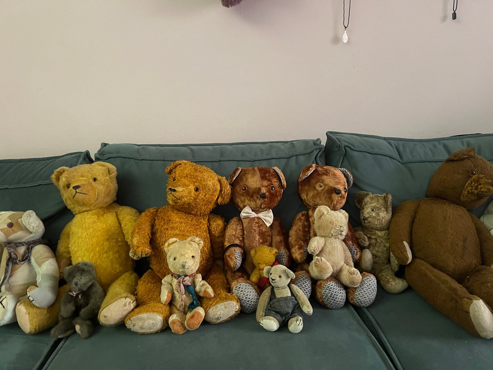 Diverse collectie teddyberen, meeste in goede staat, Verzamelen, Beren en Cherished Teddies, Ophalen of Verzenden, Gebruikt, Stoffen beer