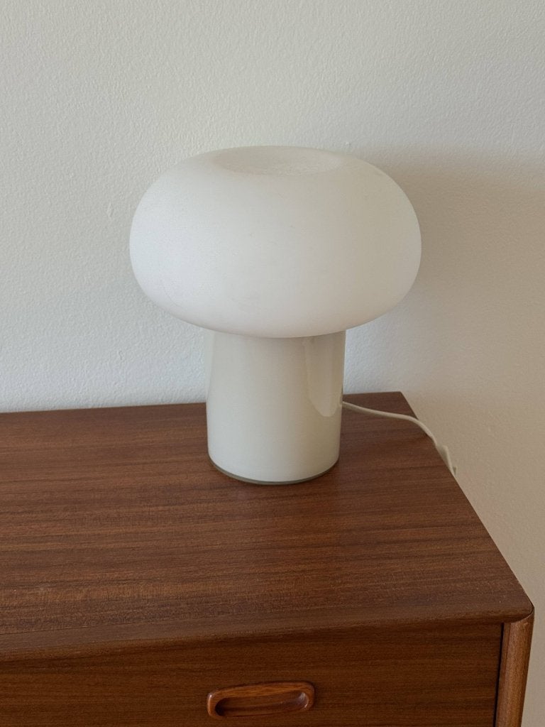 IKEA DEJSA mushroom lamp, Beige, 28 cm, Paddenstoellamp, Minimalistisch