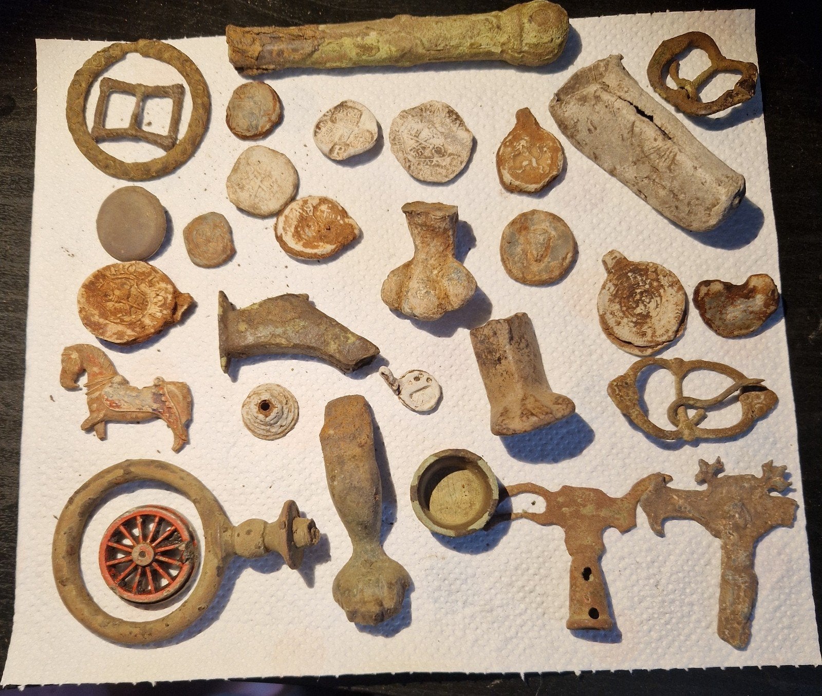 Lot bodemvondsten, Antiek en Kunst, Ophalen of Verzenden