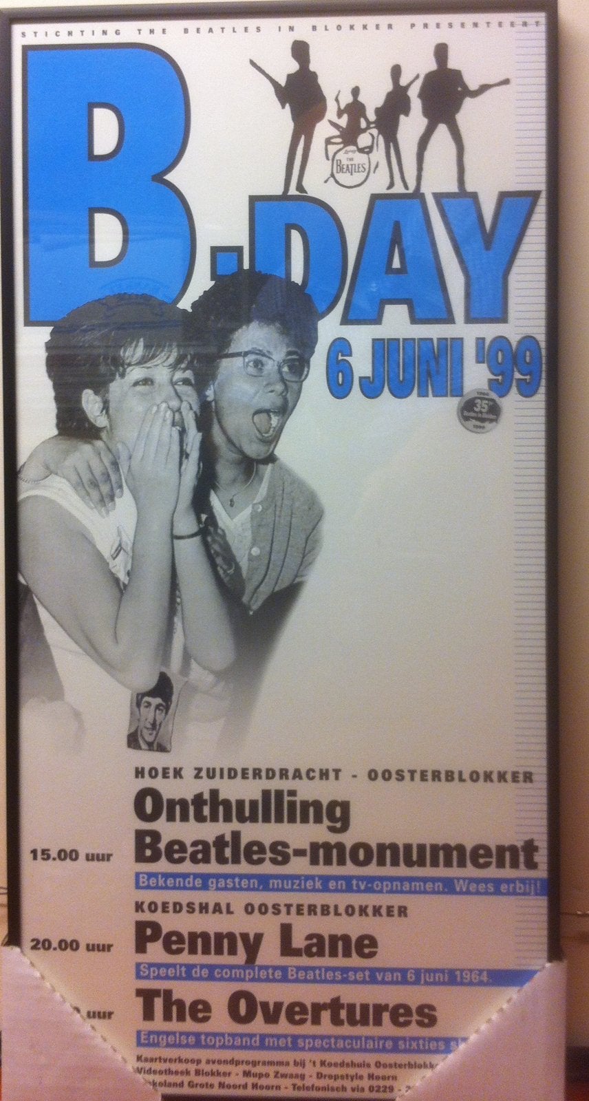 Beatles posters, Verzamelen, Ophalen, Zo goed als nieuw, Poster, Artwork of Schilderij