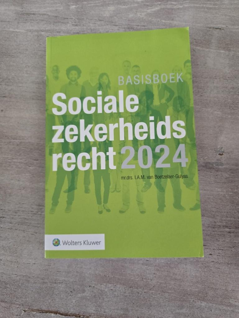 Basisboek Socialezekerheidsrecht 2024, Ophalen of Verzenden, Beta, Zo goed als nieuw, HBO