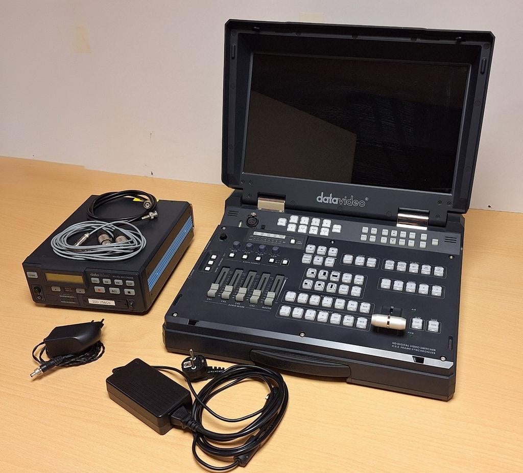 DataVideo HS-2000L 5 kanaals videomixer met SSD Recorder, Ophalen, Gebruikt, Video